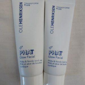 2 Ole Henriksen Transform Plus Phat Glow Facial Mask .50 each 1.0 oz total